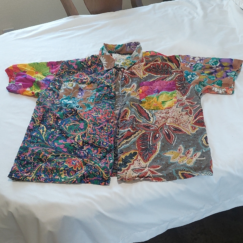 Jou Jou Multicolor Button Down Shirt